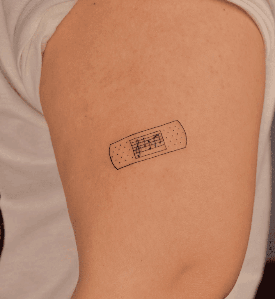 Music Lover Tattoo Design