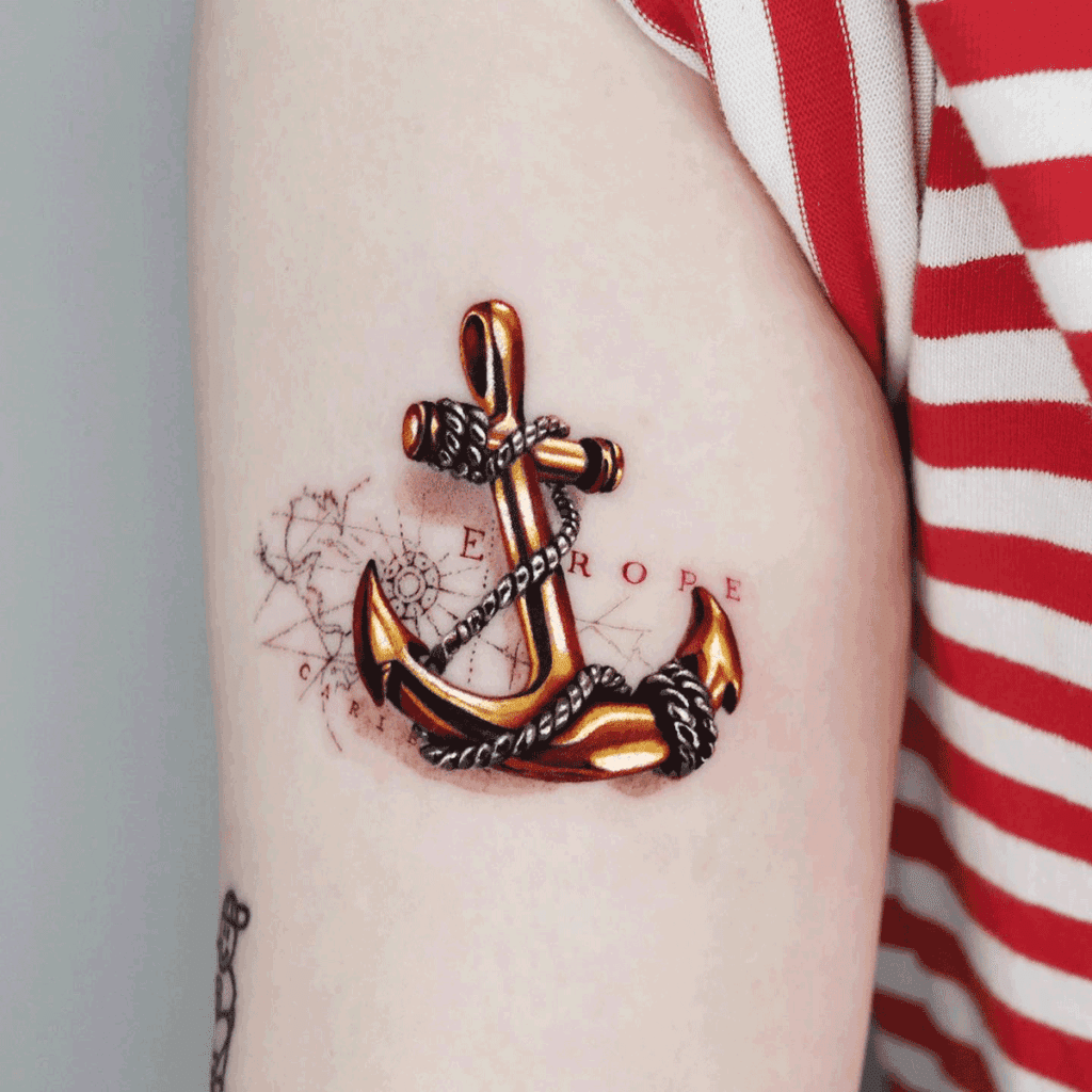 Anchor Tattoo Design