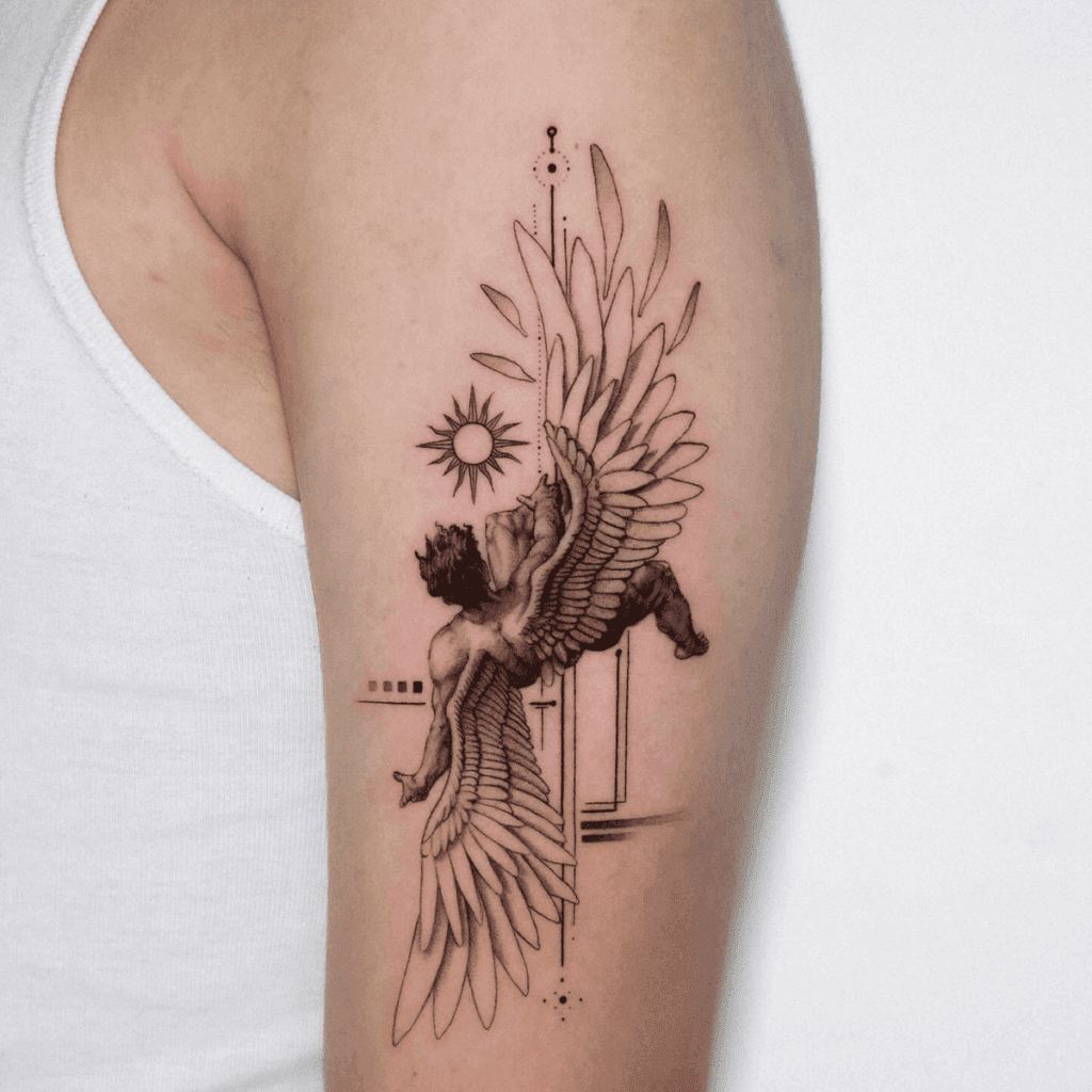 Outer Bicep Tattoo