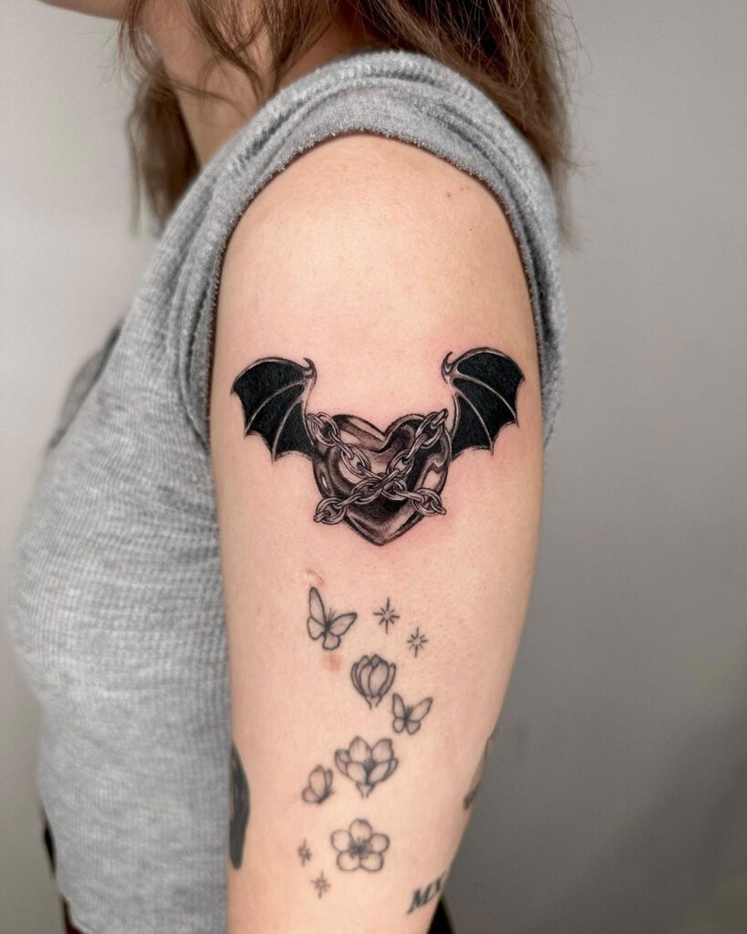 #battattoo #tattoo #bat #tattoos #tattooartist #blackwork #ink