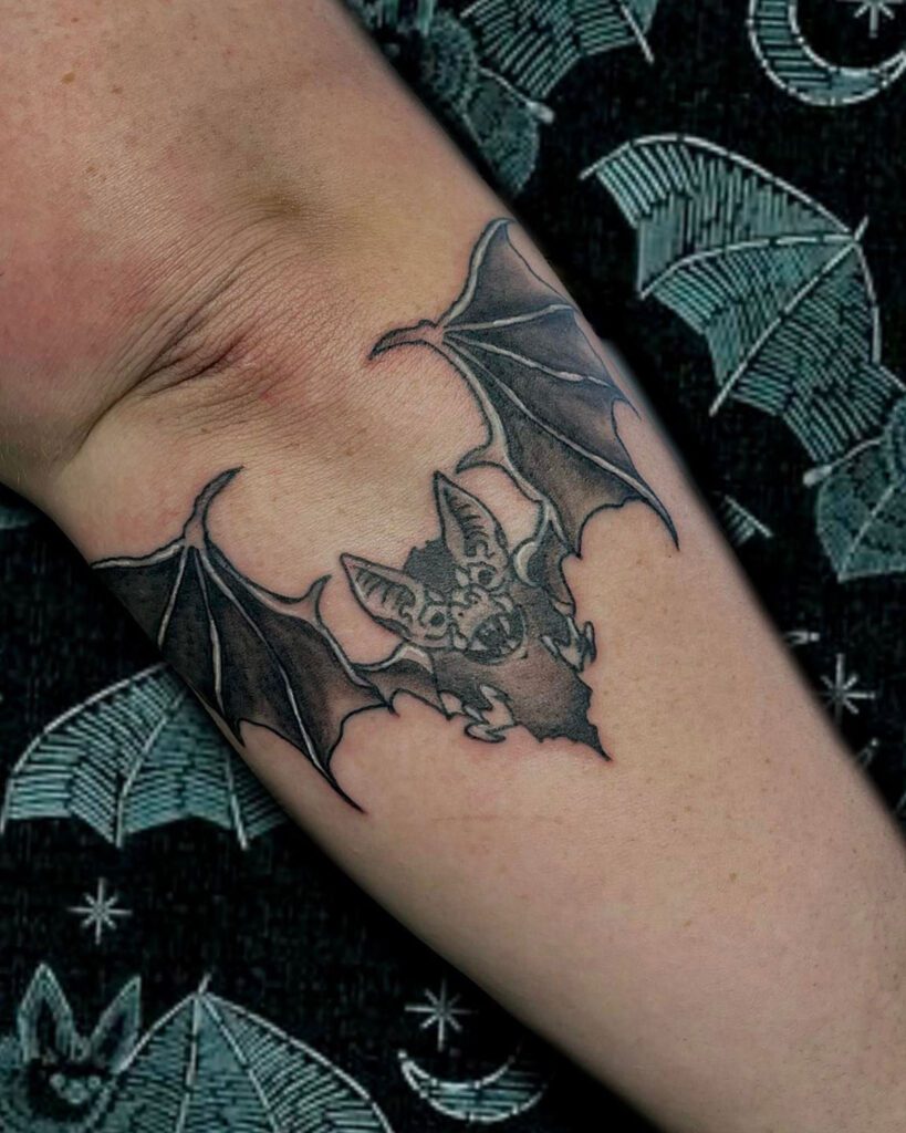 #battattoo #tattoo #bat #tattoos #tattooartist #blackwork #ink