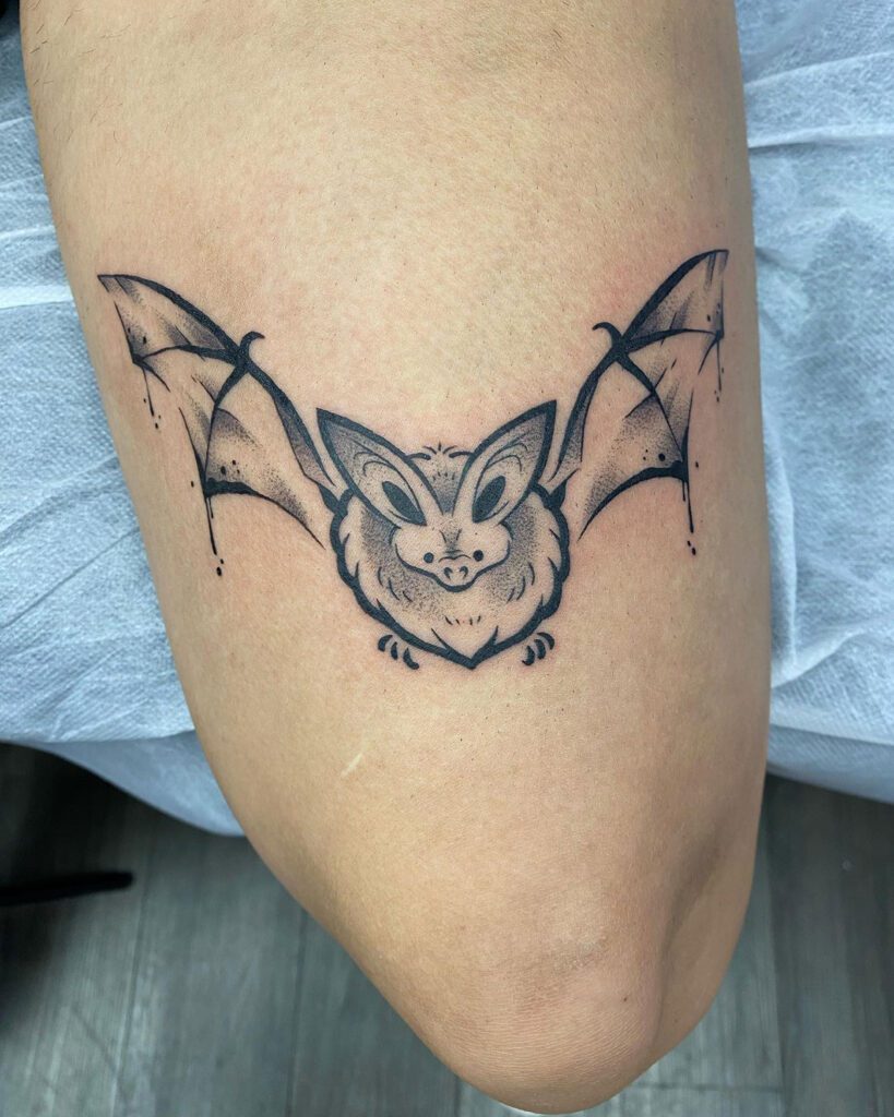 #battattoo #tattoo #bat #tattoos #tattooartist #blackwork #ink