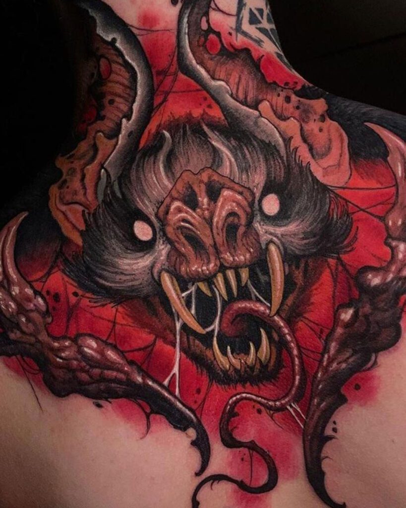 #battattoo #tattoo #bat #tattoos #tattooartist #blackwork #ink