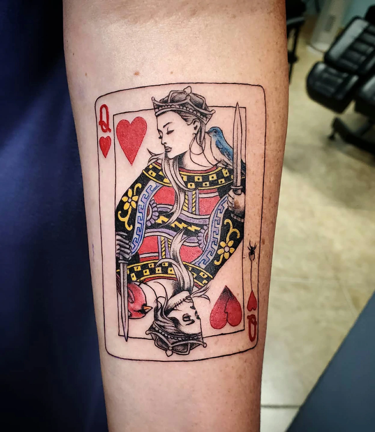 Queen of Hearts Tattoo