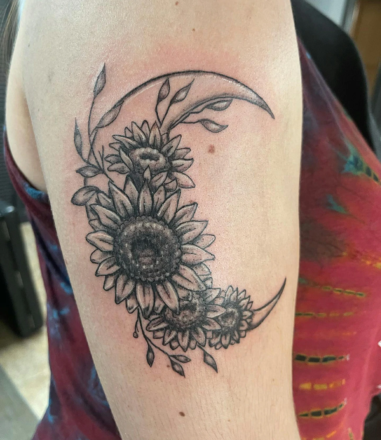 sunflower tattoo