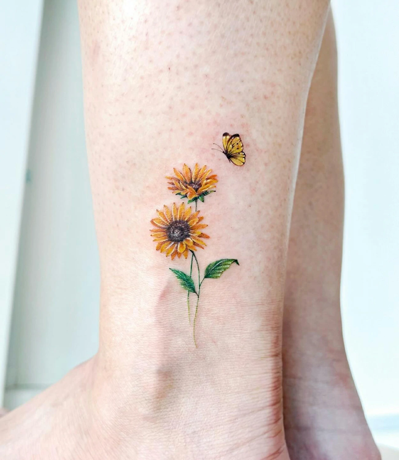 sunflower tattoo