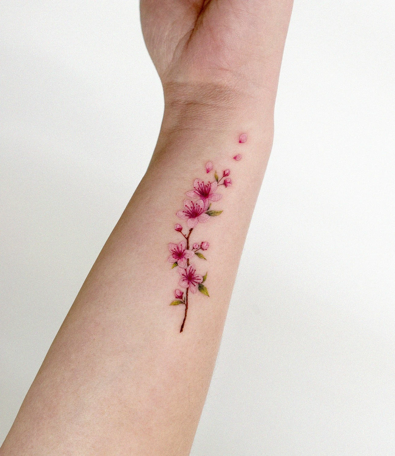 Cherry Blossom Tattoo Forearm