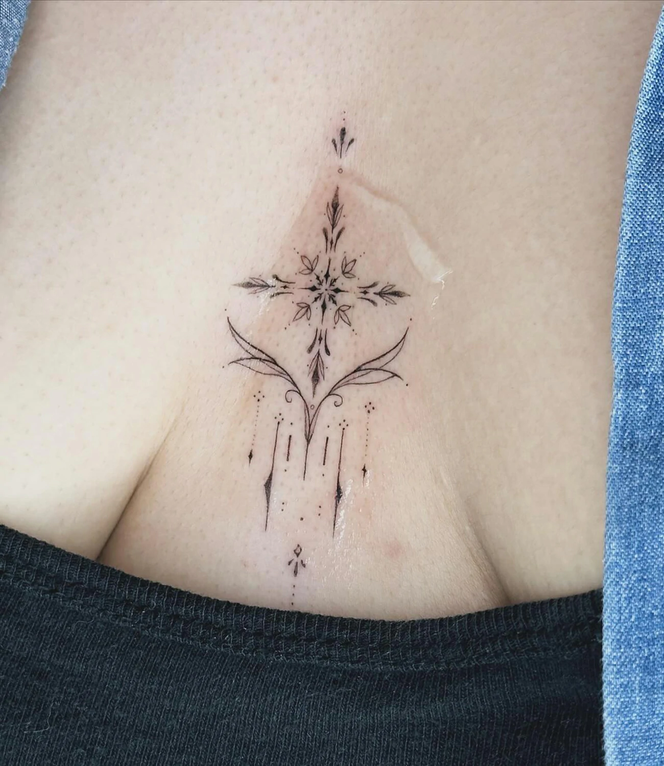 Sternum Tattoo