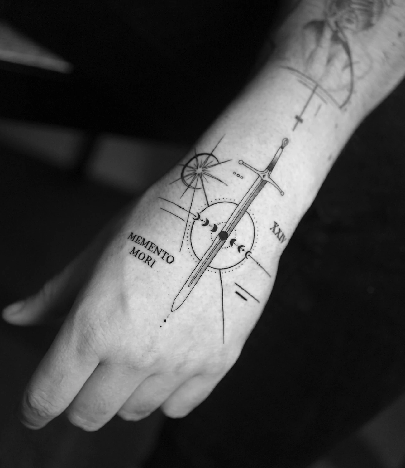 Memento Mori Wrist Tattoo