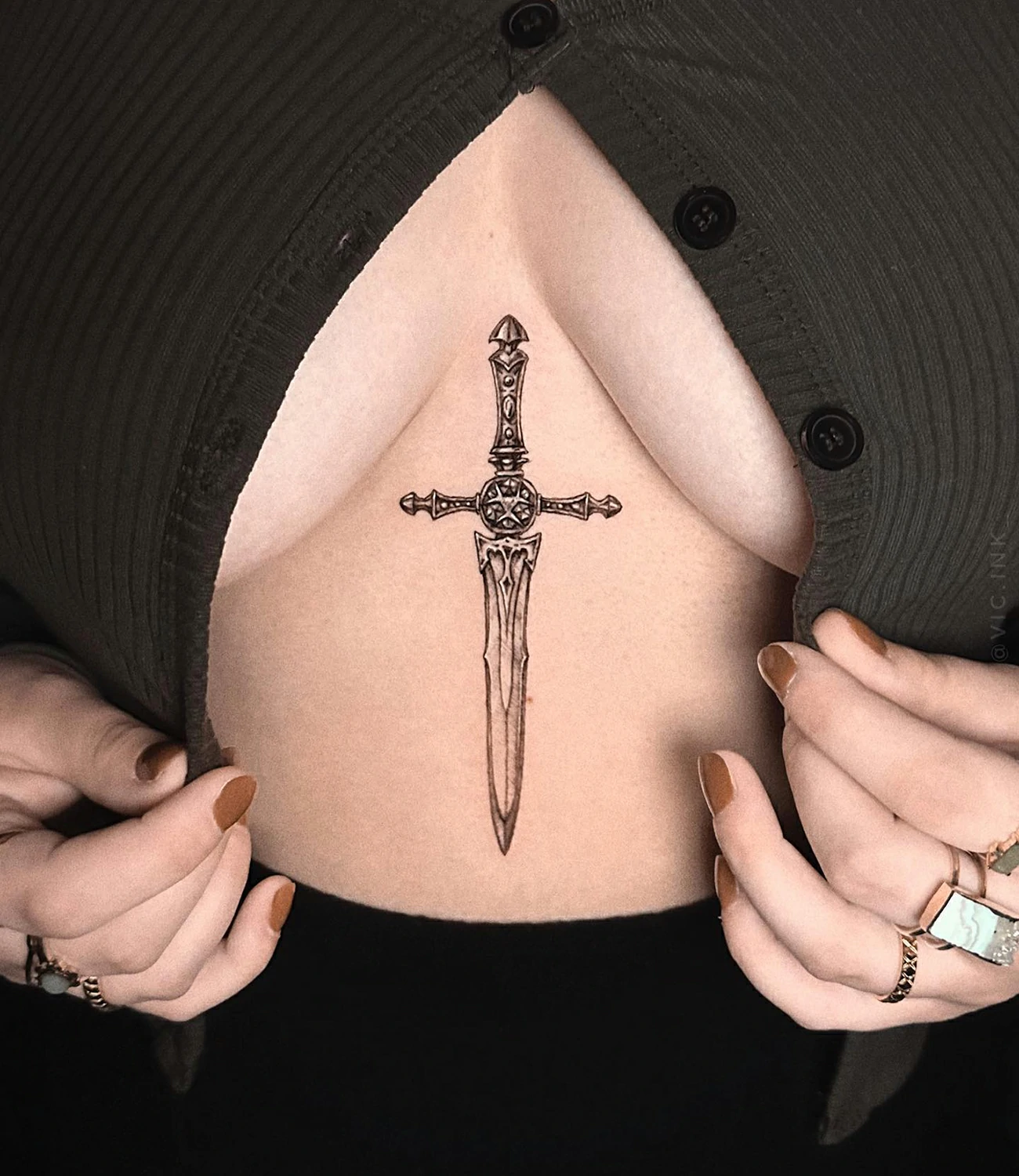 Sternum Tattoo