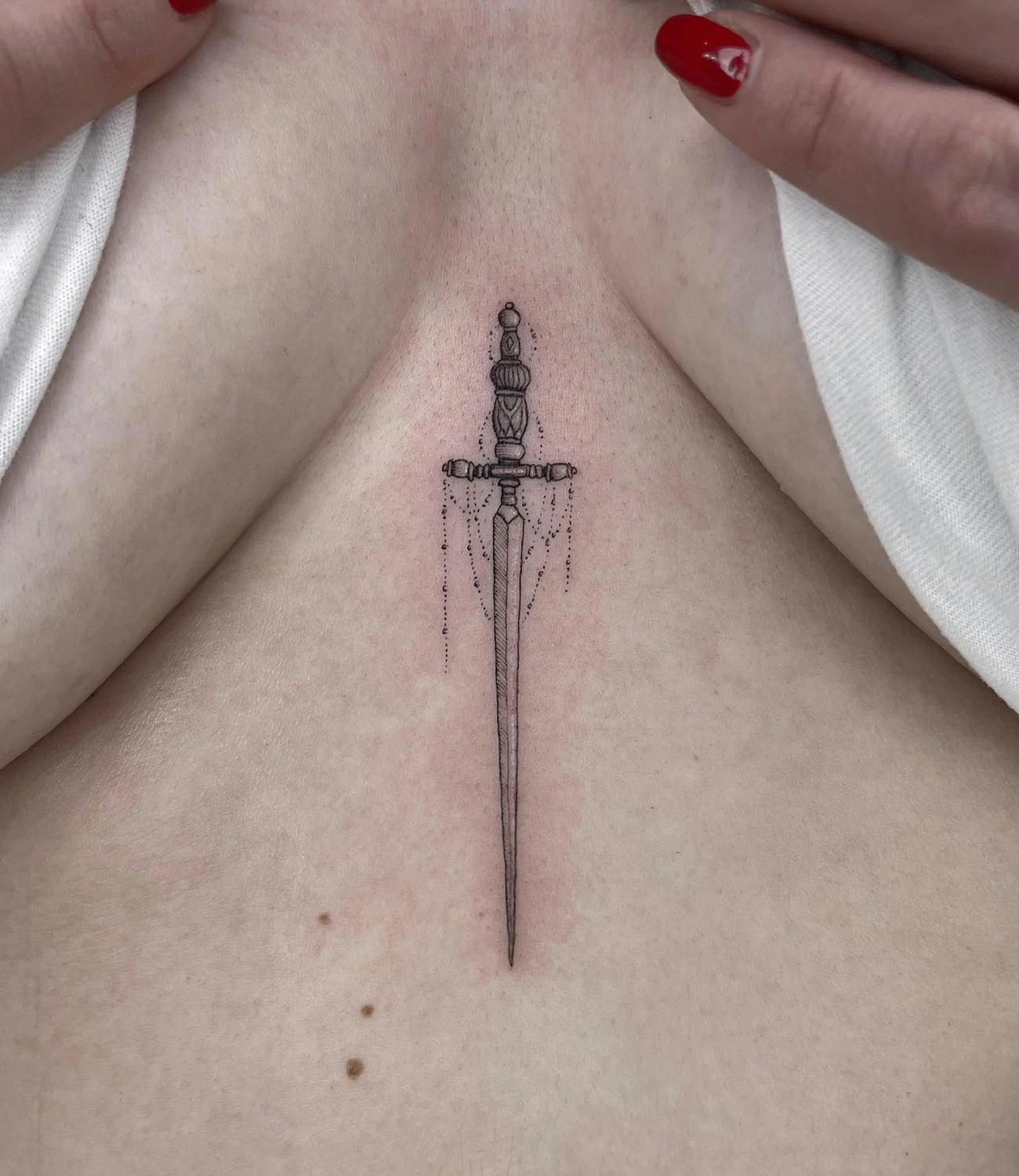 Sternum Tattoo