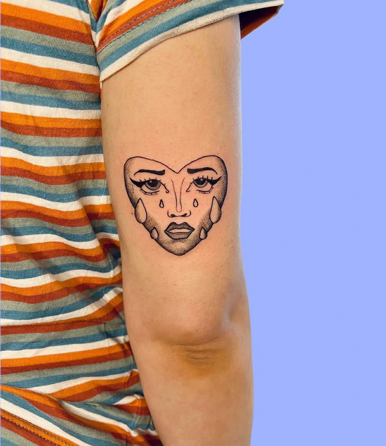 Cry Heart Tattoo