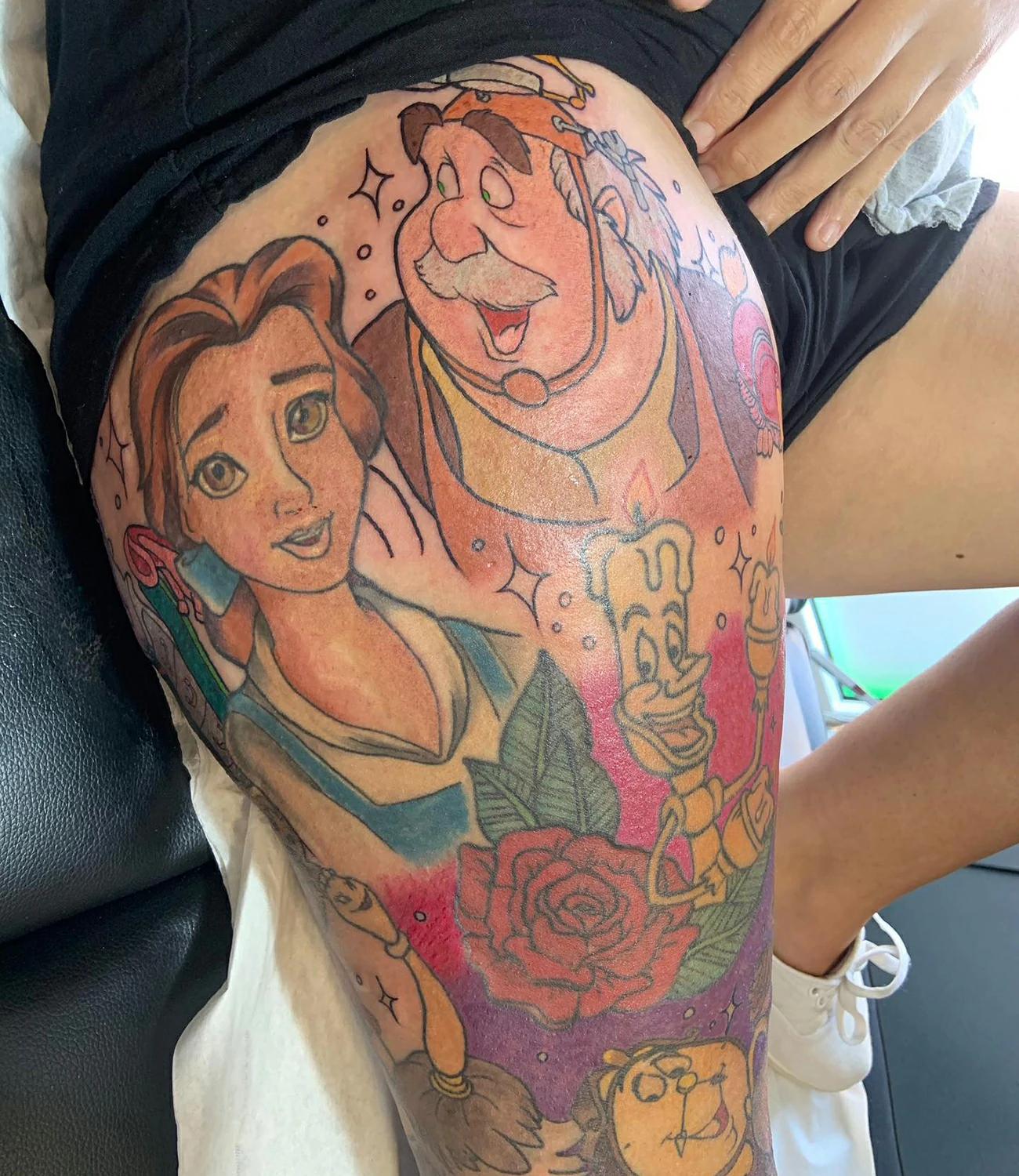 Disney Thigh Tattoos