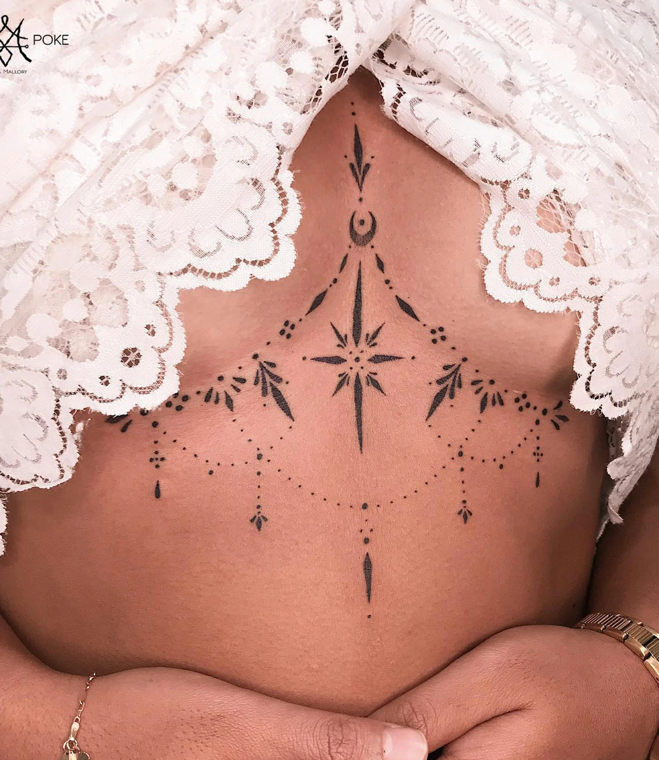 Sternum Tattoo