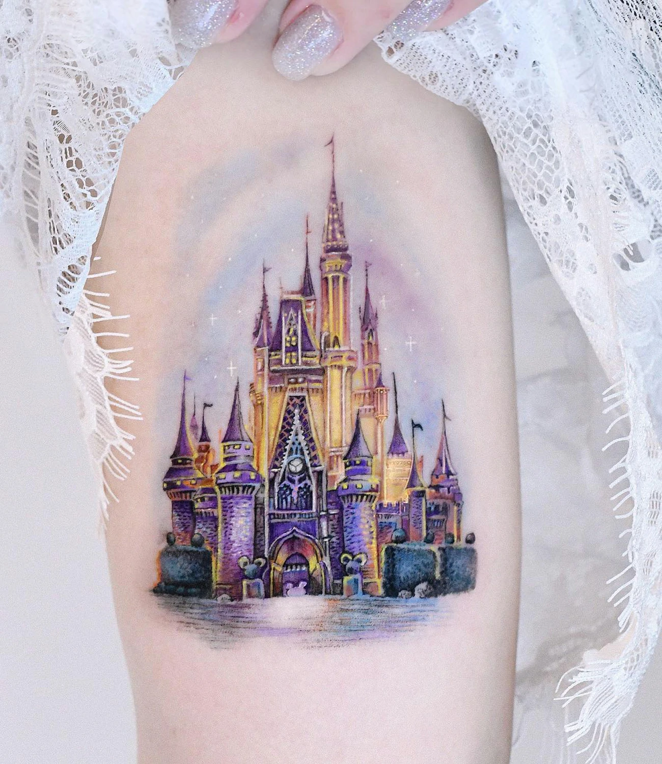 Disney Castle Tattoo