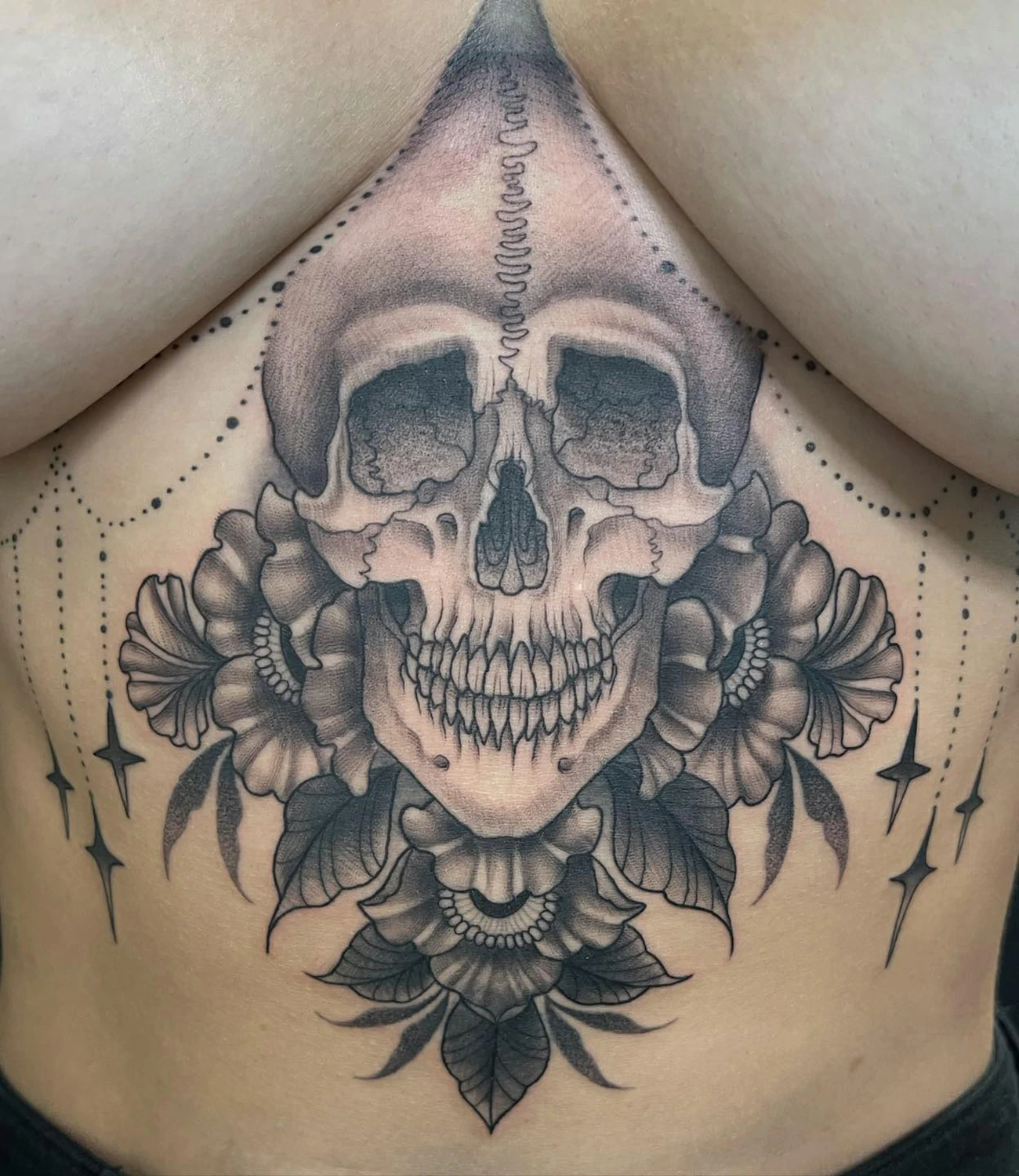 Sternum Tattoo