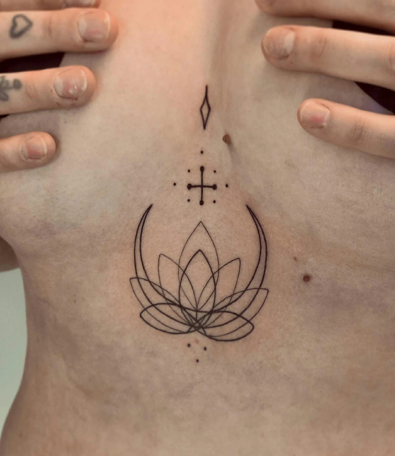 Sternum Tattoo
