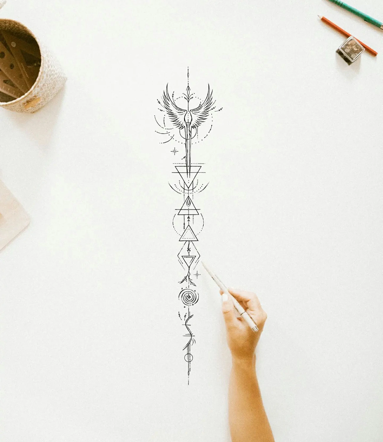 spine tattoos