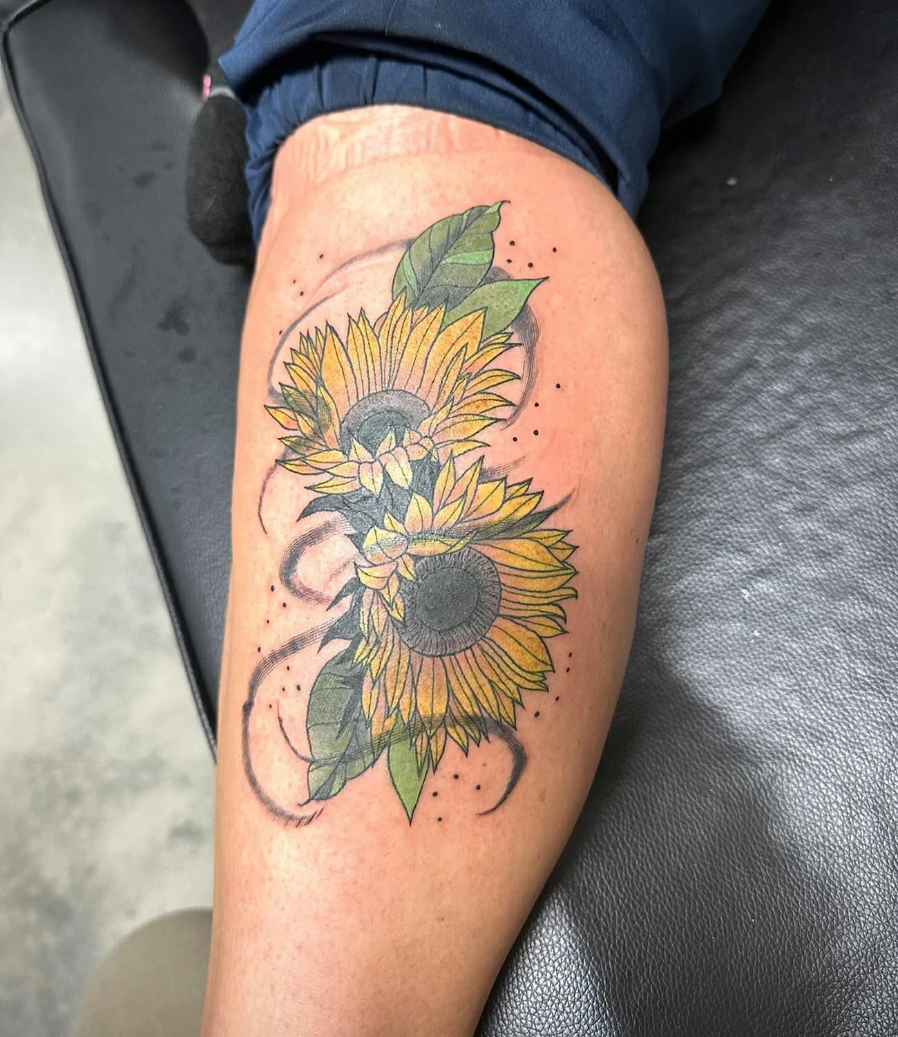 sunflower tattoo