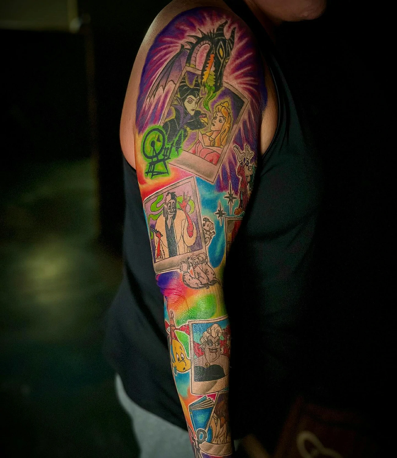Disney Sleeve Tattoo