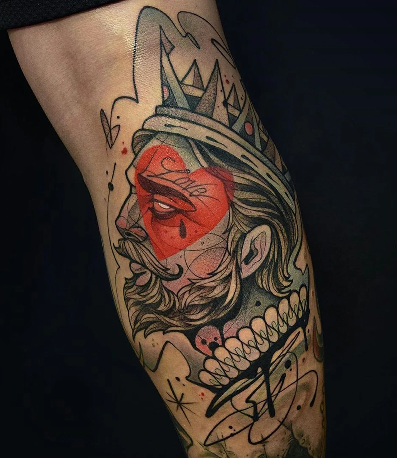 King of Hearts Tattoo
