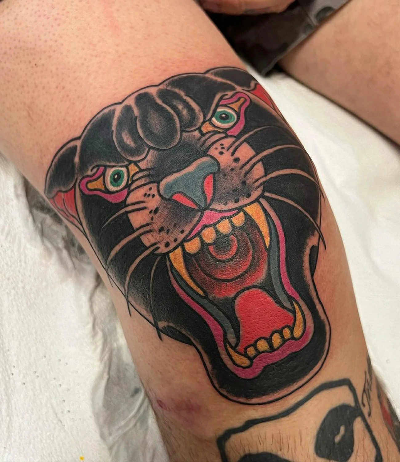Knee Cap Tattoo