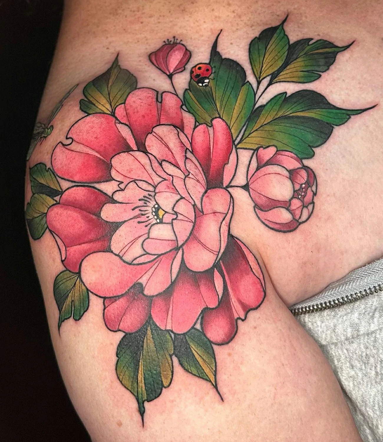 Peony Flower Tattoo