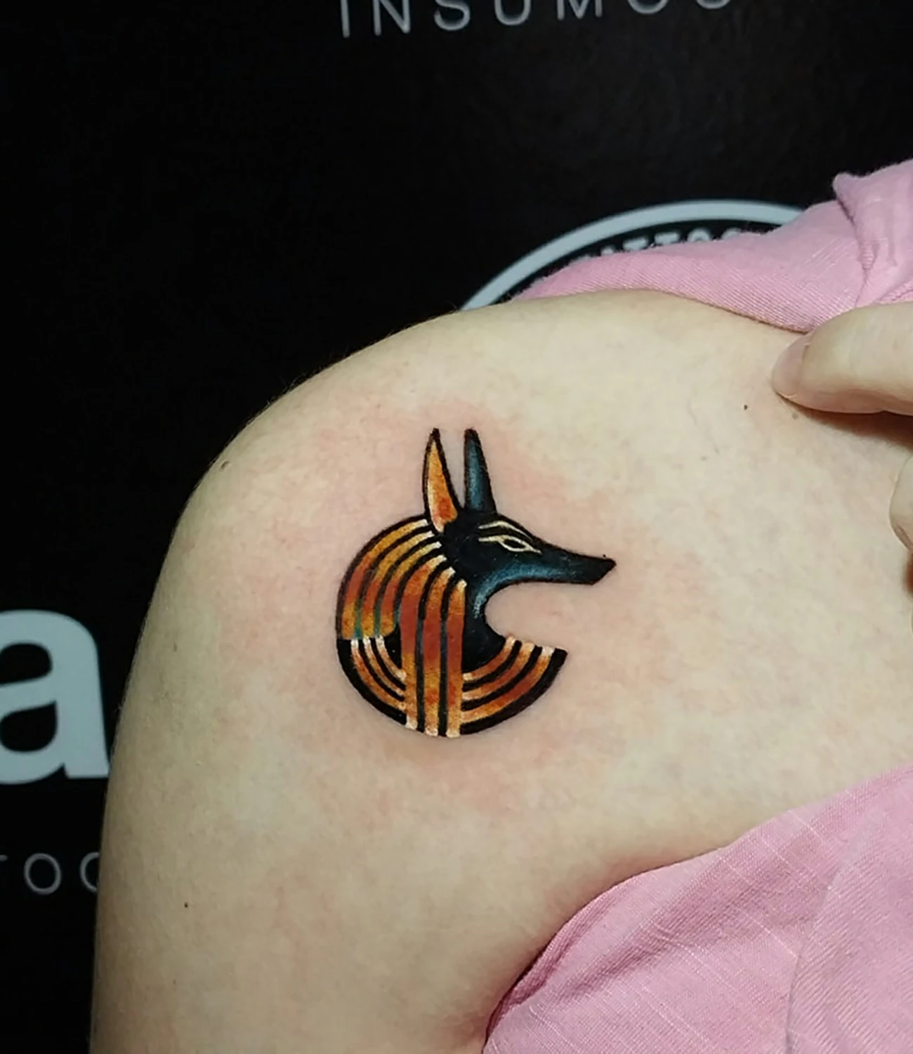 Simple Anubis Tattoo
