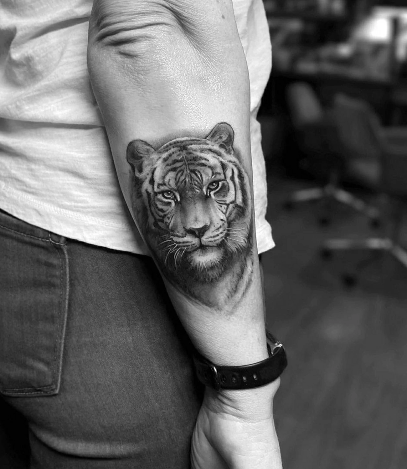 Tiger Face Tattoo