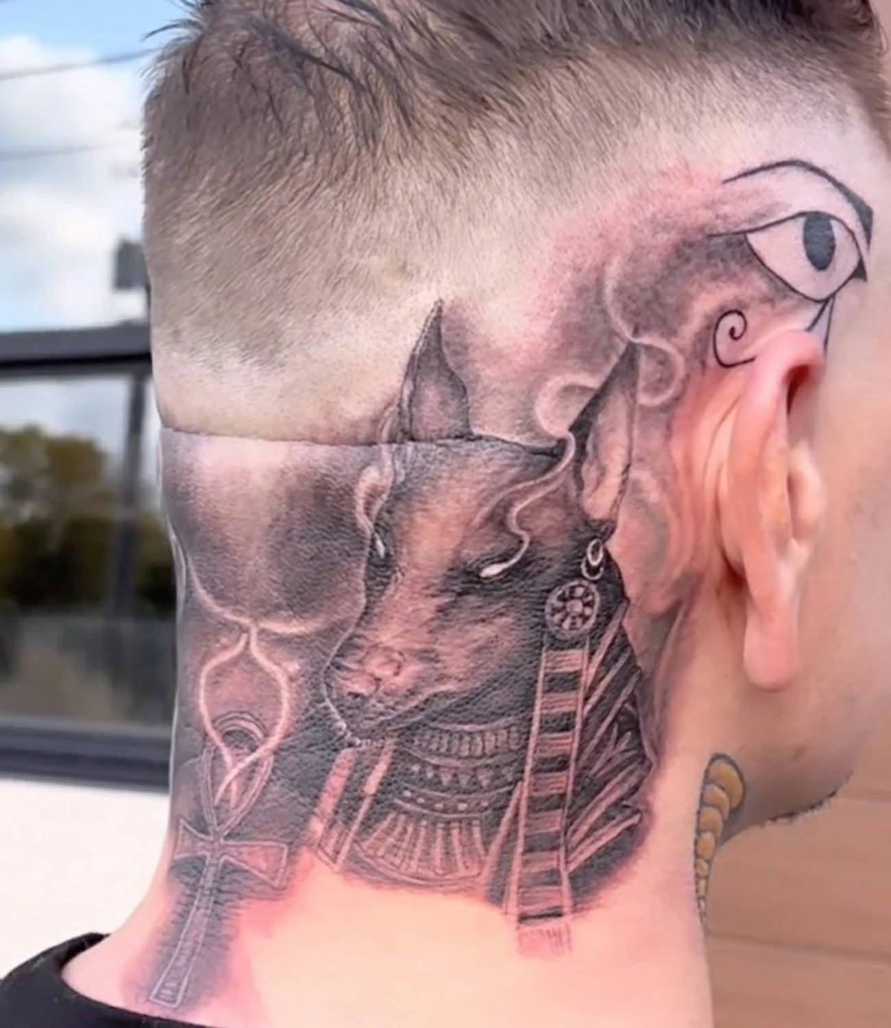 Anubis Head Tattoo