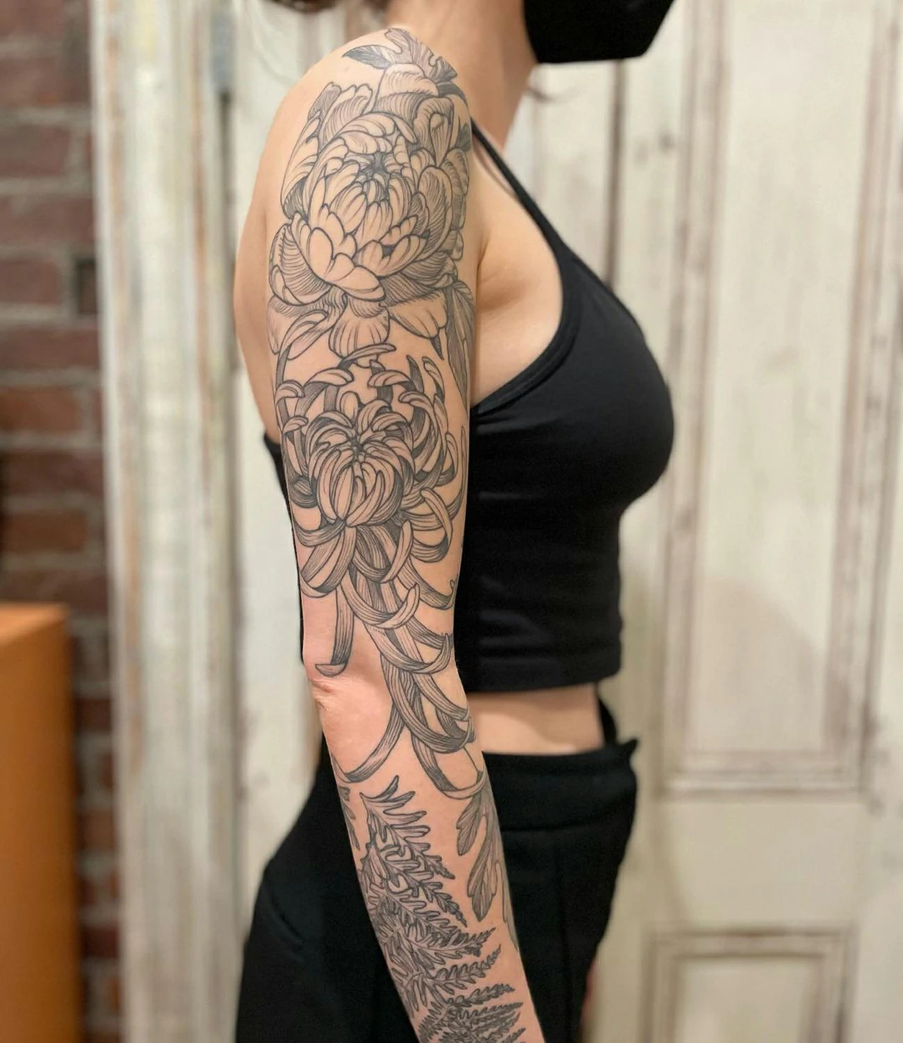 Peony Sleeve Tattoo