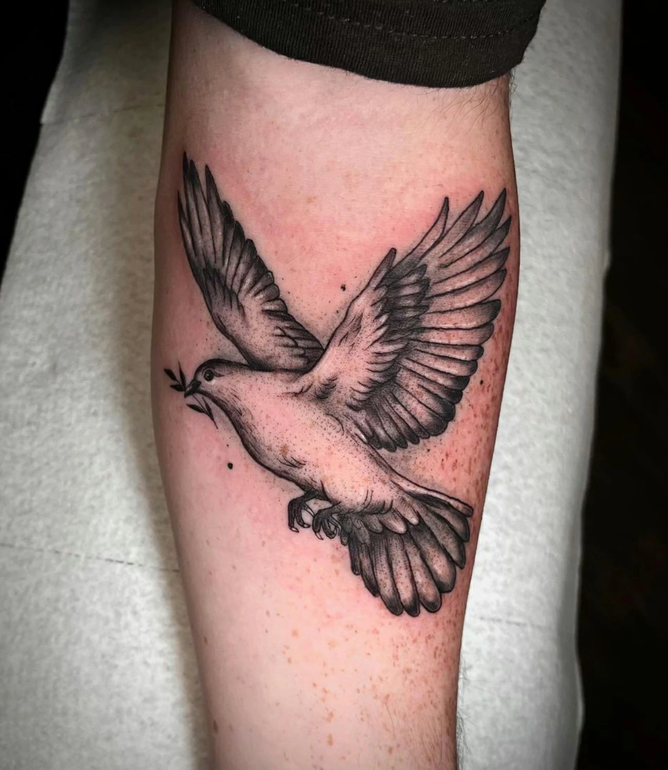 Flying Dove Tattoo