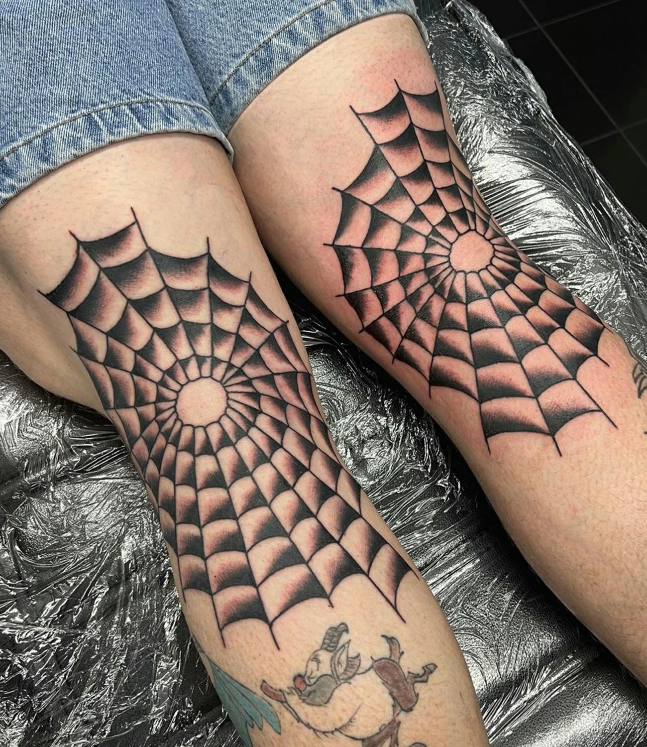 Back of Knee Tattoo