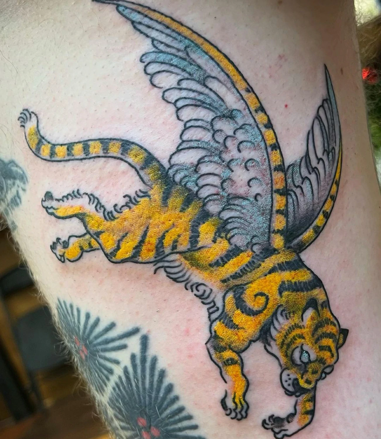 Flying Tiger Tattoo