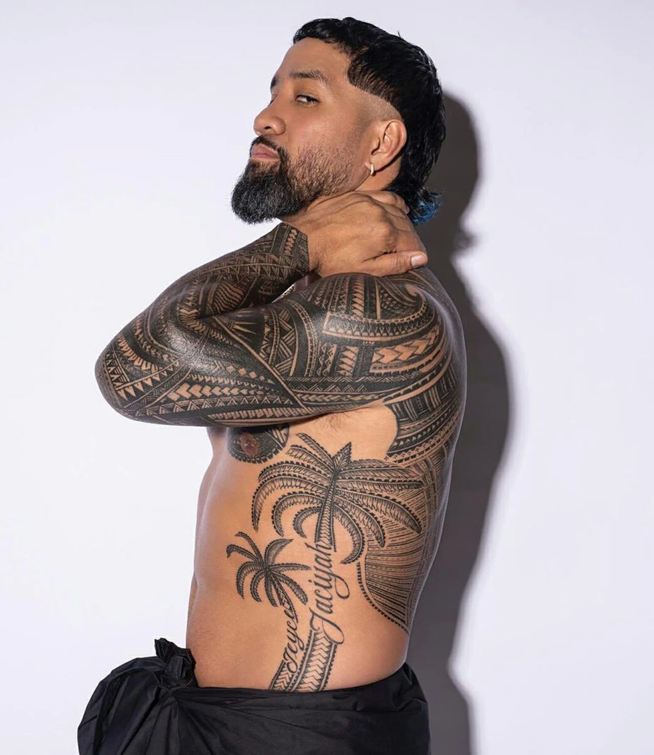 Jey Uso Palm Tree Tattoo