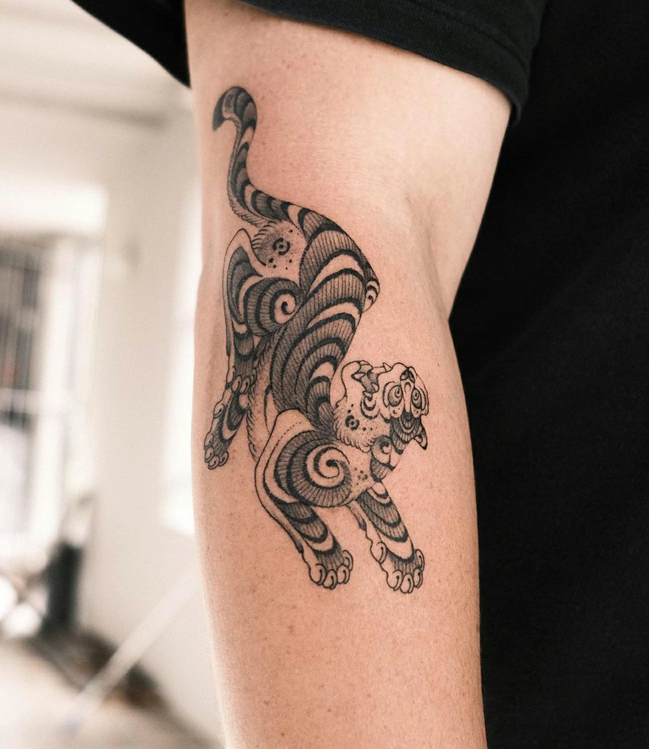 Korean Tiger Tattoo