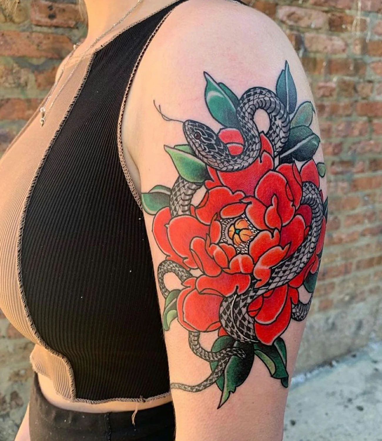 Japanese Peony Tattoo