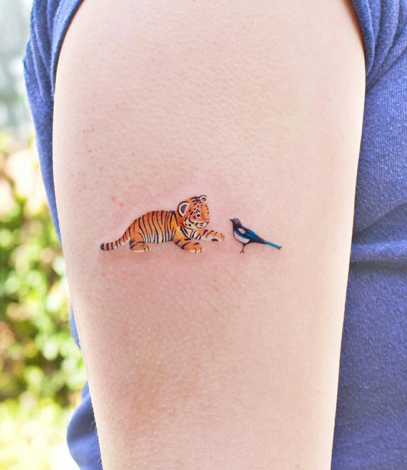 Small Tiger Tattoo