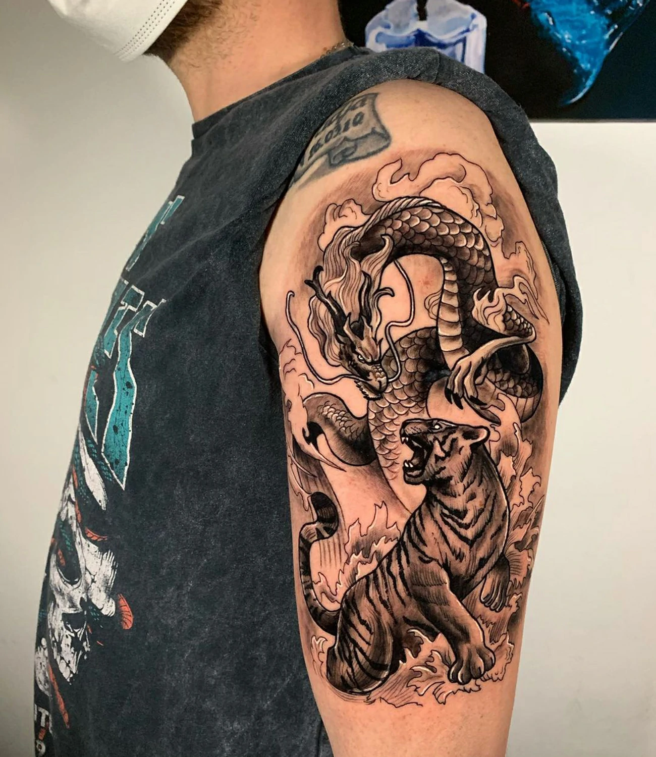 Dragon Tiger Tattoo
