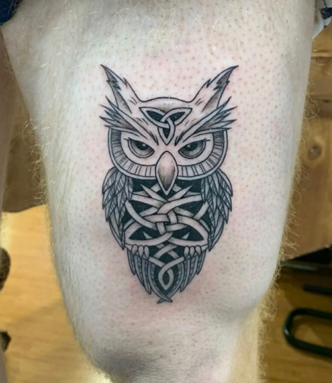 Celtic Owl Tattoo