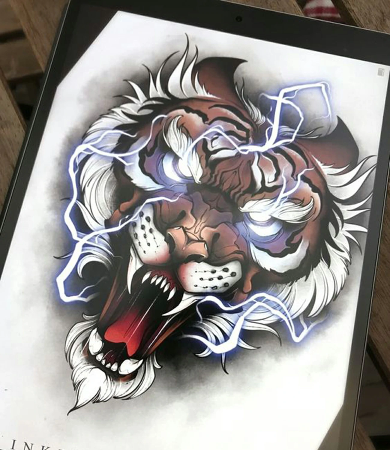Electric Tiger Tattoo