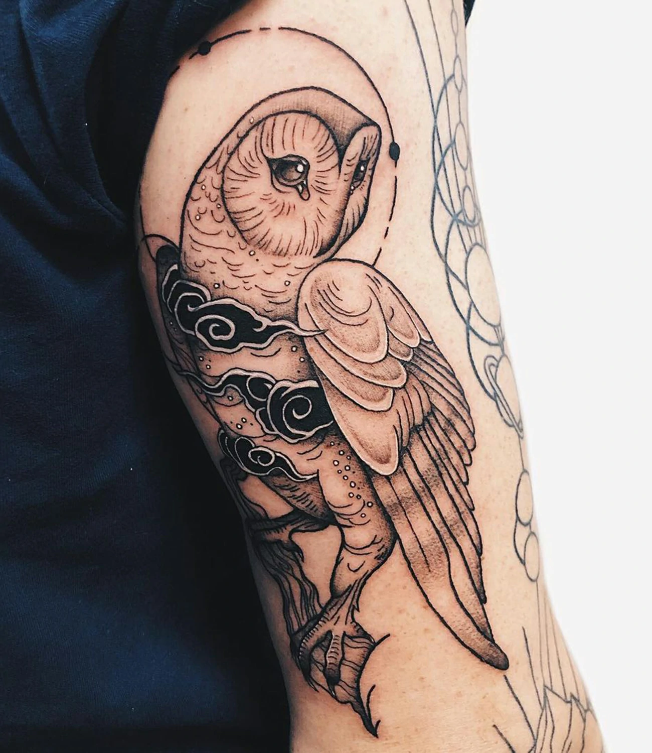 Barn Owl Tattoo