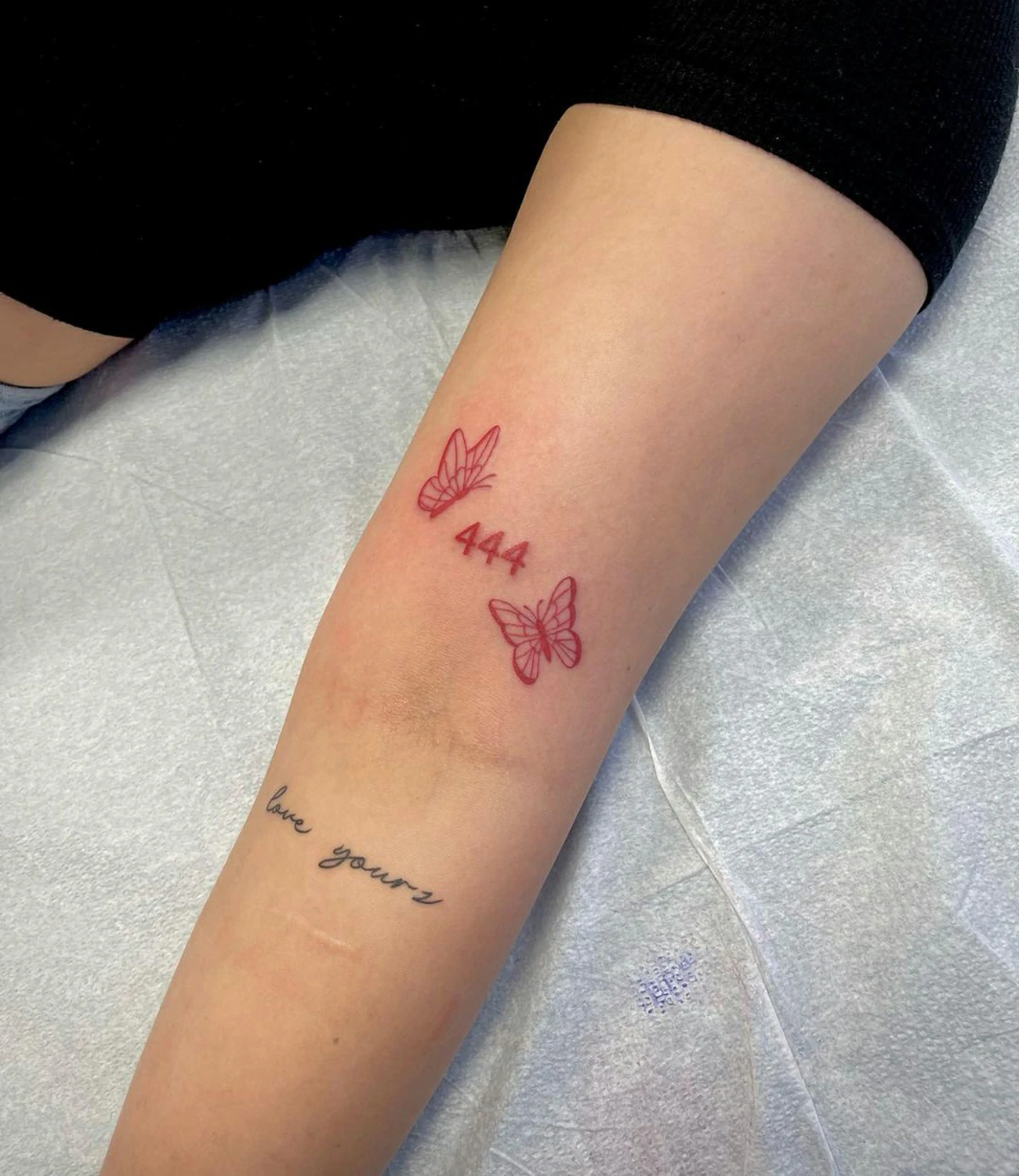 444 Butterfly Tattoo Meaning