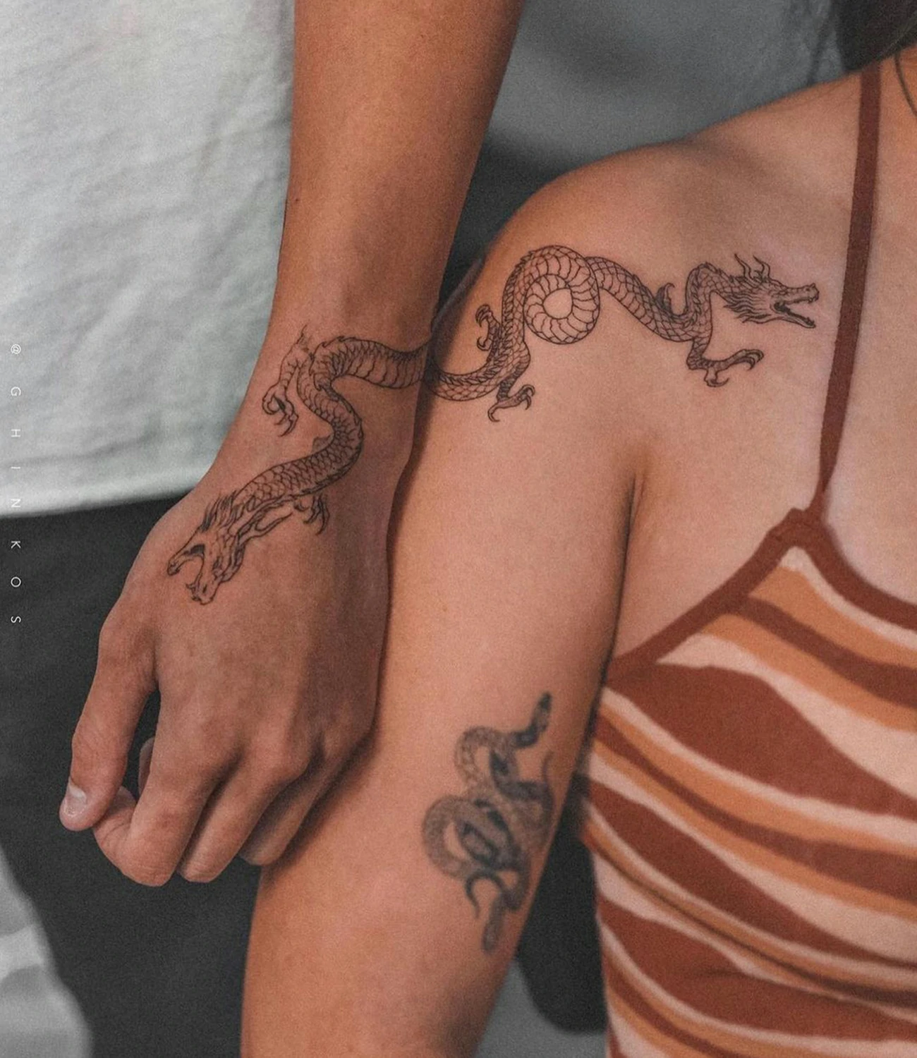 Matching Tattoos for Siblings