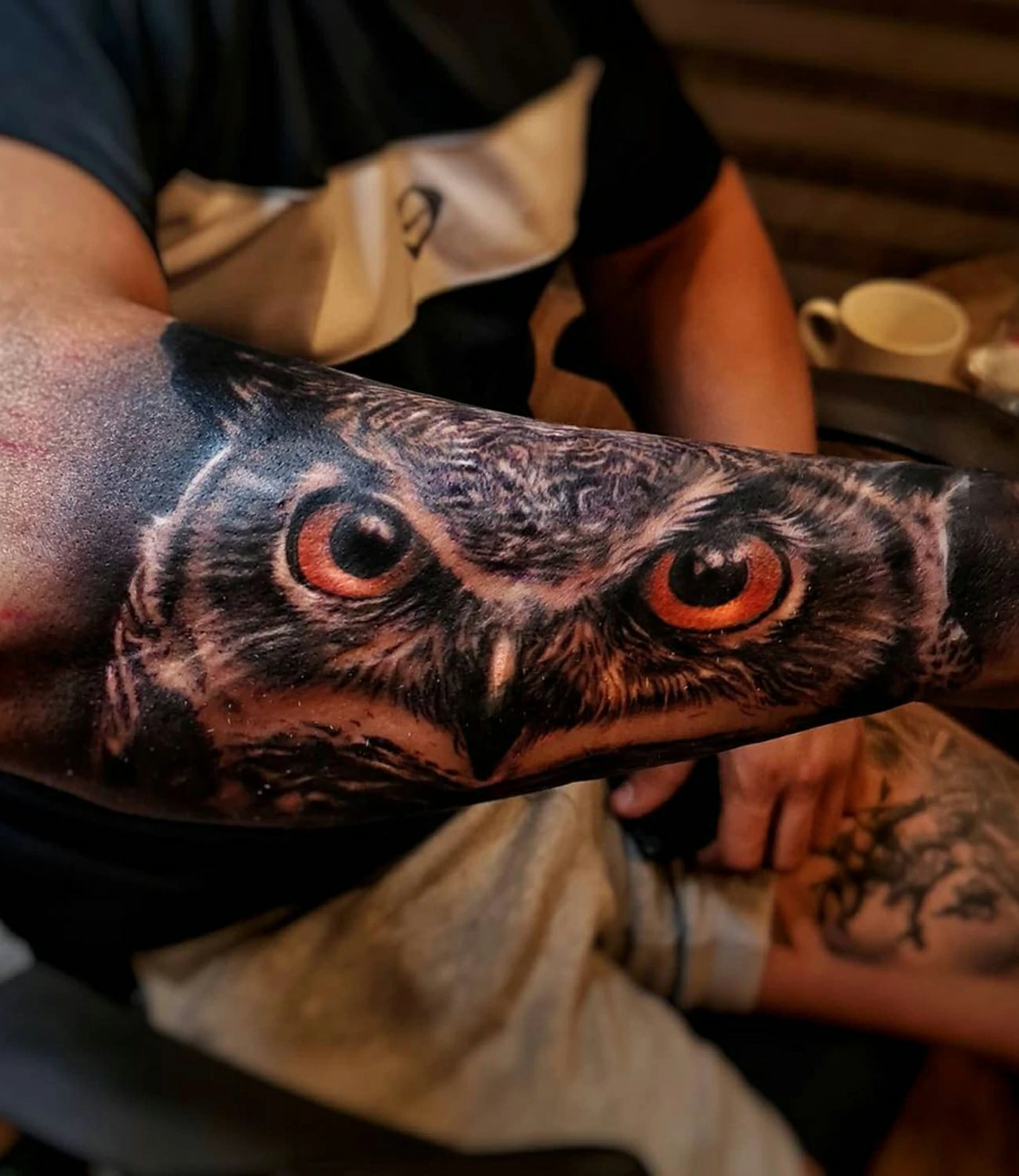 Owl Eyes Tattoo