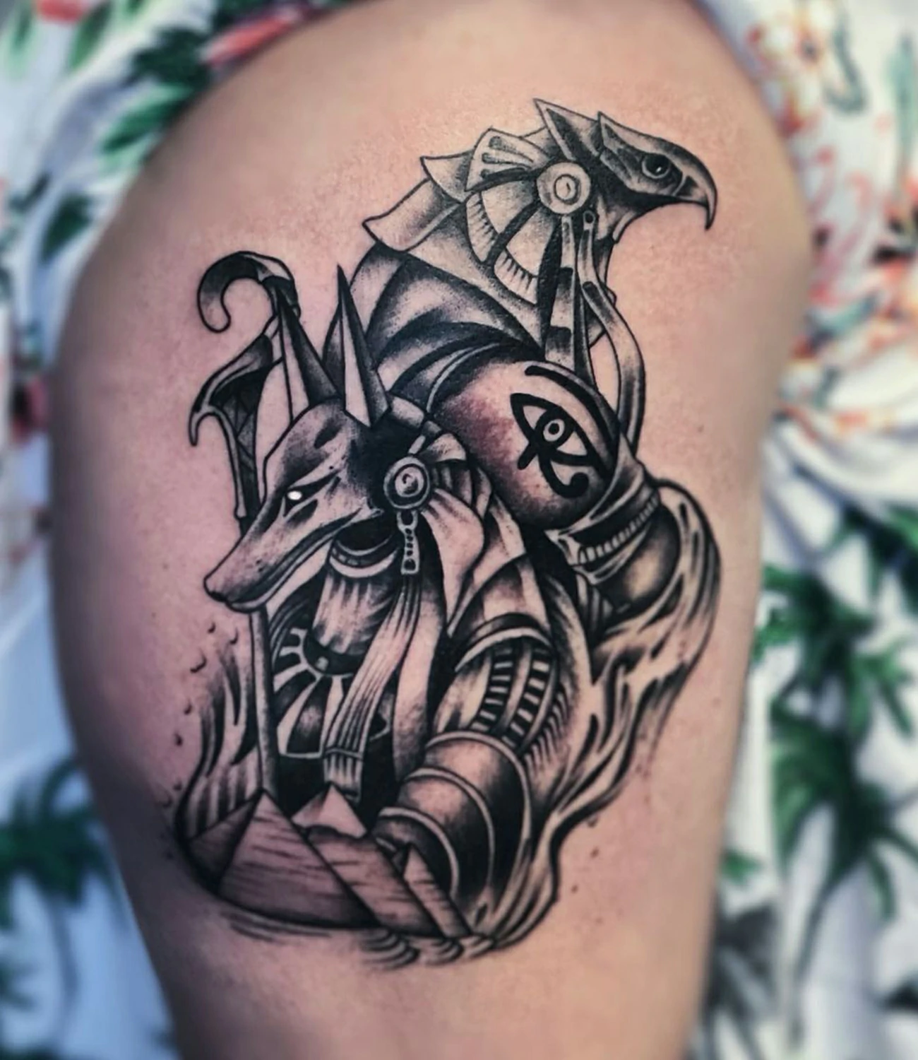 Horus Anubis Tattoo