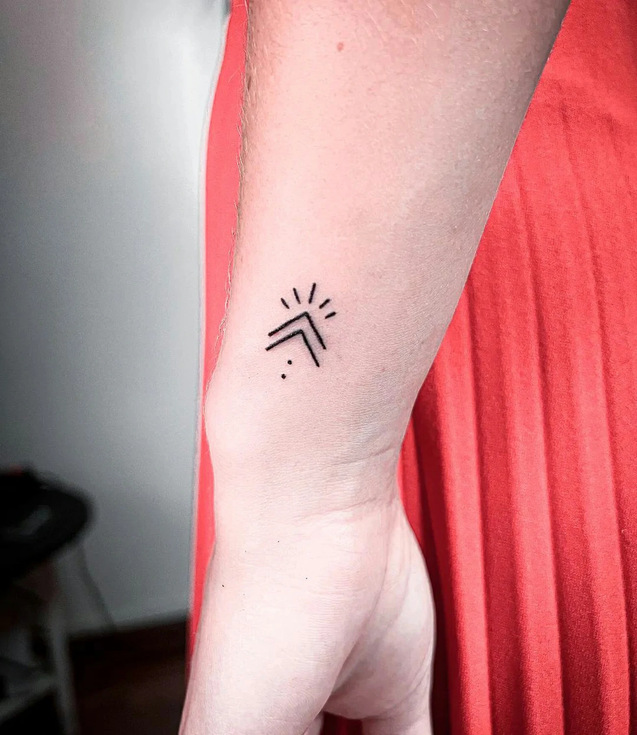 Simple Arrow Tattoo