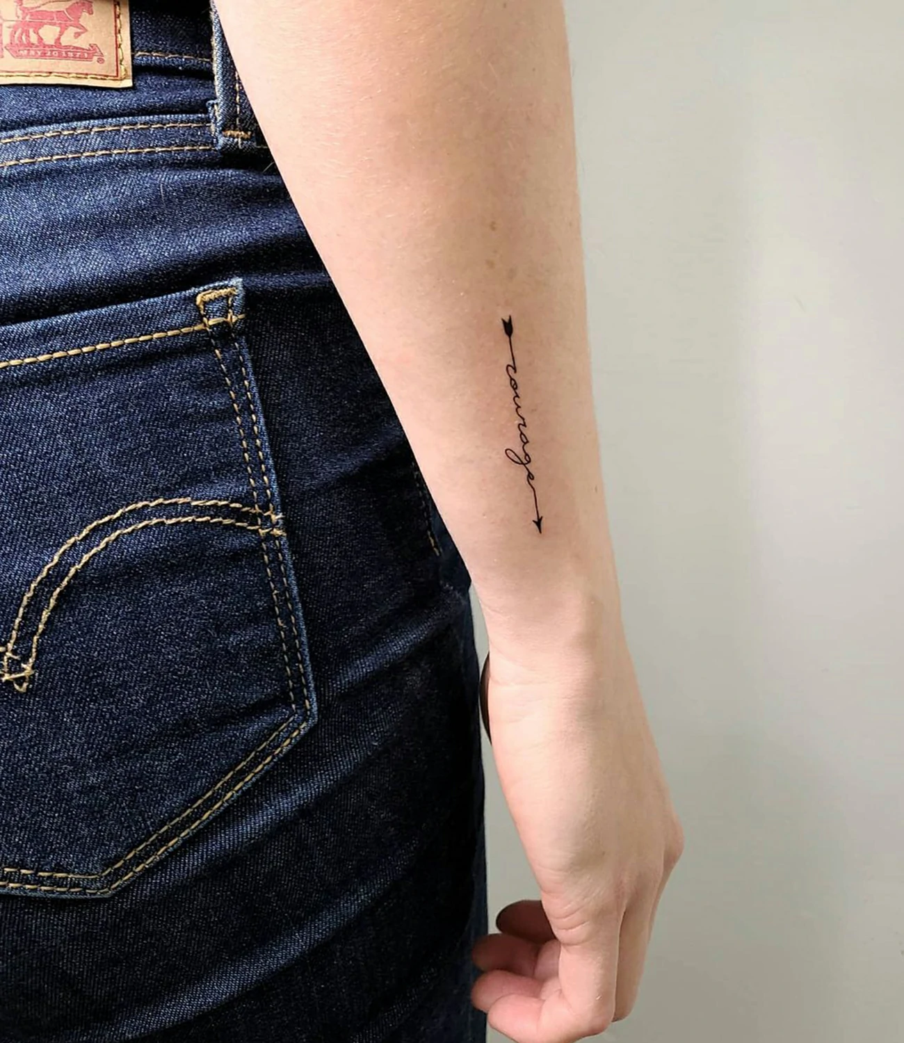 Arrow Tattoo on Wrist