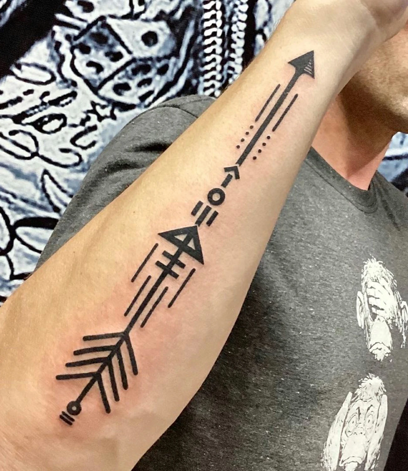 Tribal Arrow Tattoo