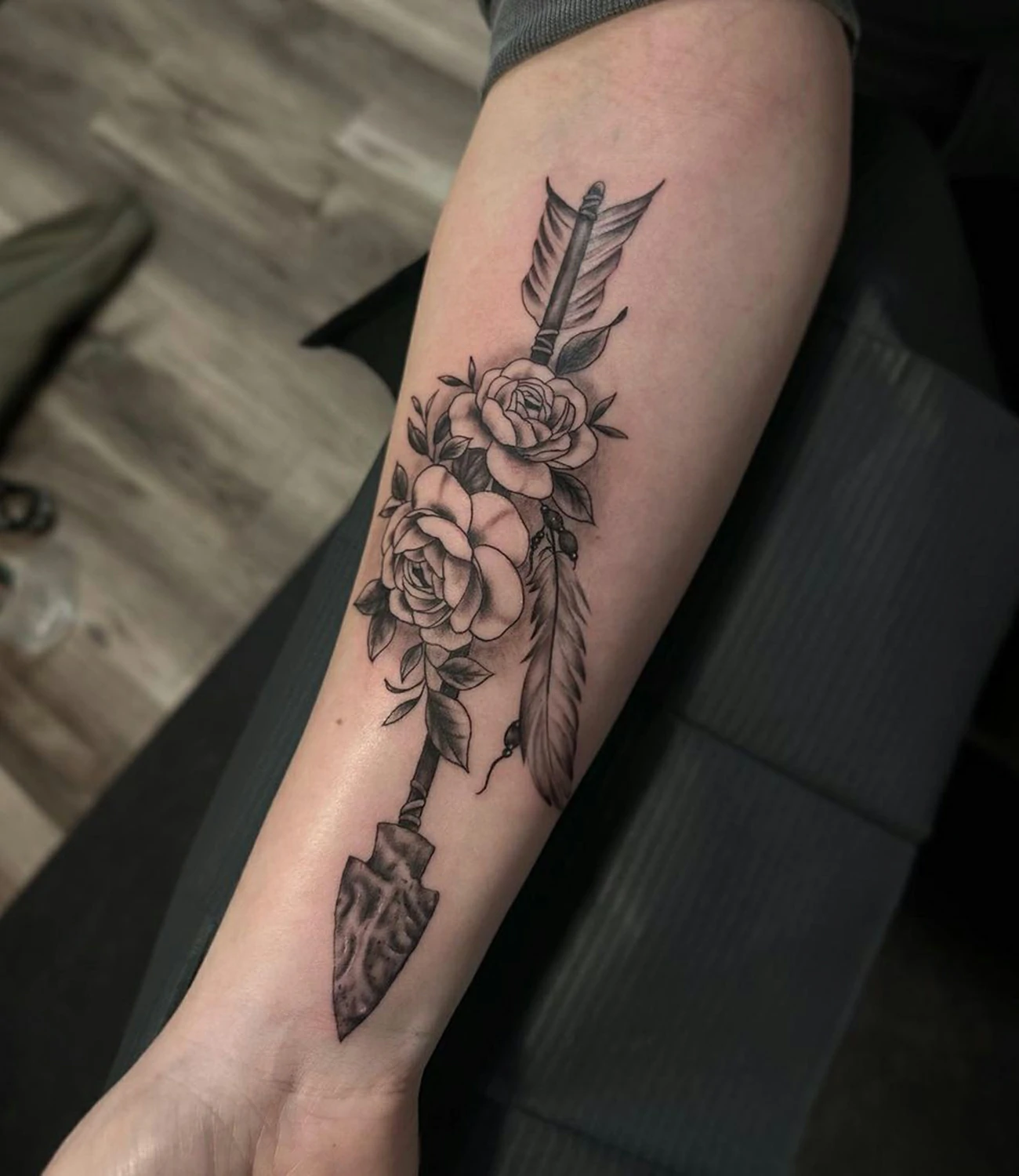 Native Arrow Tattoo